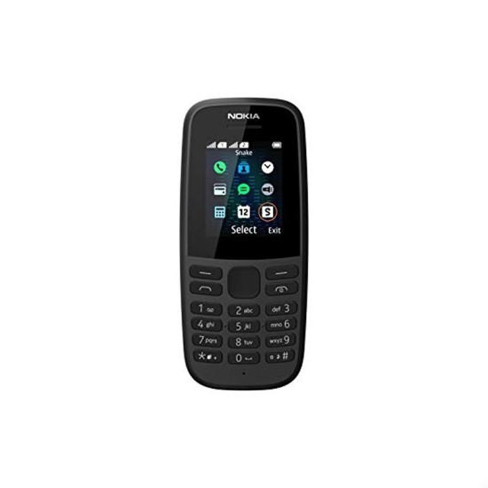 NOKIA 105 TA-1174 DUAL SIM 4TH EDITION BLACK